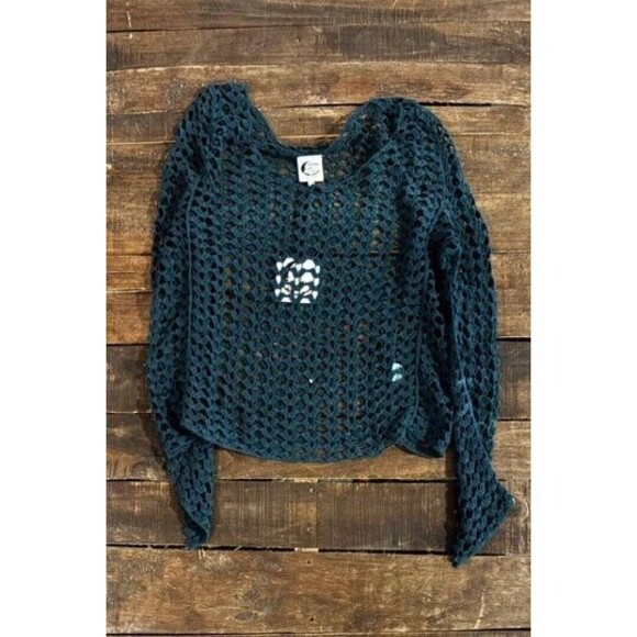 NWT - Jaded Gypsy Caught By The Wind Overlay - Teal - S/M - Picture 2 of 2